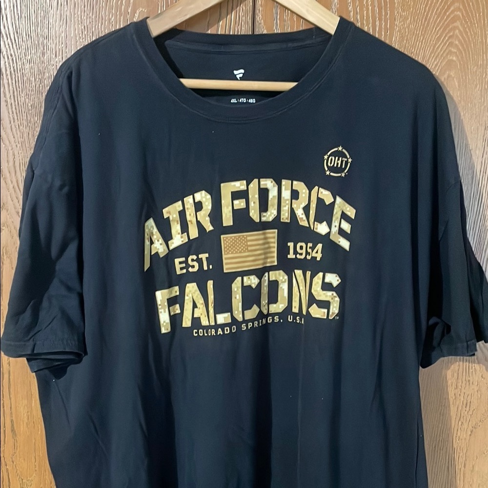 Fanatics Black and Gold Air Force Falcons Tee